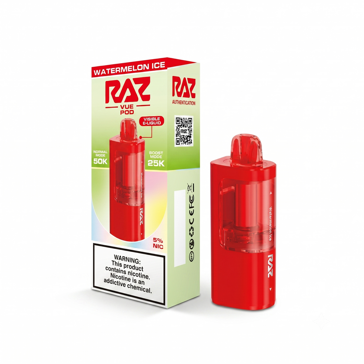 RAZ VUE POD 50K Puffs - Watermelon Ice
