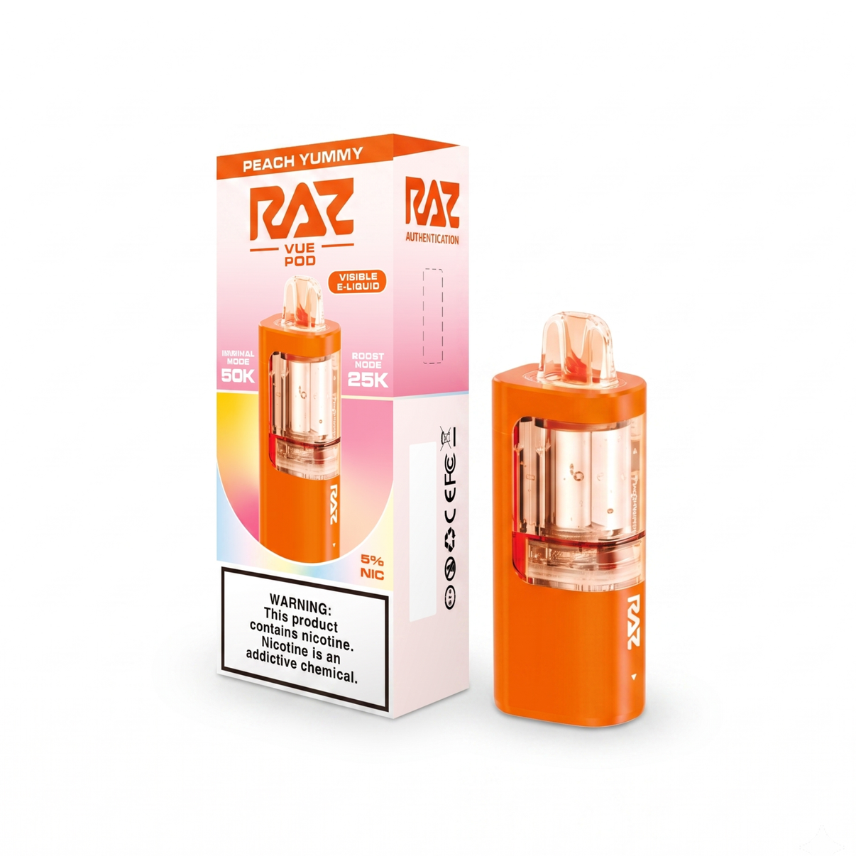 RAZ Vue Pod 50000 Puffs - Peach Yummy