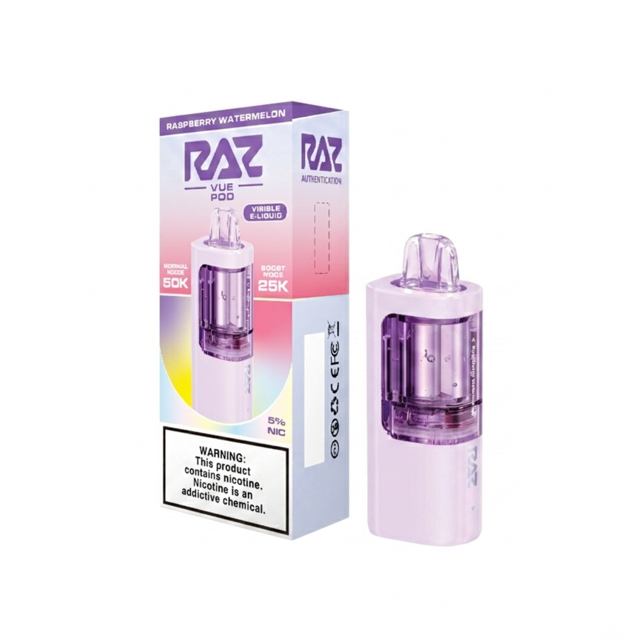 RAZ Vue Pod 50000 Puffs - Raspberry Watermelon