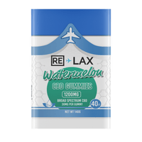 RE LAX Broad Spectrum CBD Gummies 1200MG (40Ct)