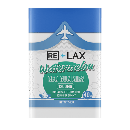 RE LAX Broad Spectrum CBD Gummies 1200MG (40Ct)
