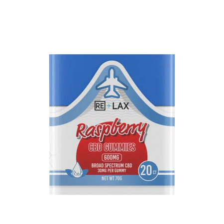 RE LAX Broad Spectrum CBD Gummies 600MG (20Ct)