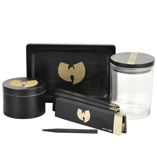 Wu Tang Smokers Gift Set - Papers, Rolling Tray & Stash Jar