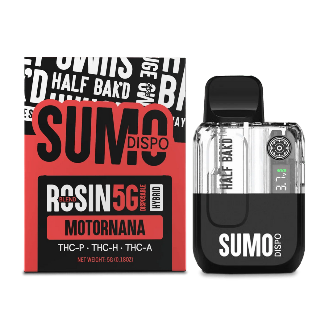 Half Bak’d SUMO Live Rosin Blend Disposable Vape Pen 5g