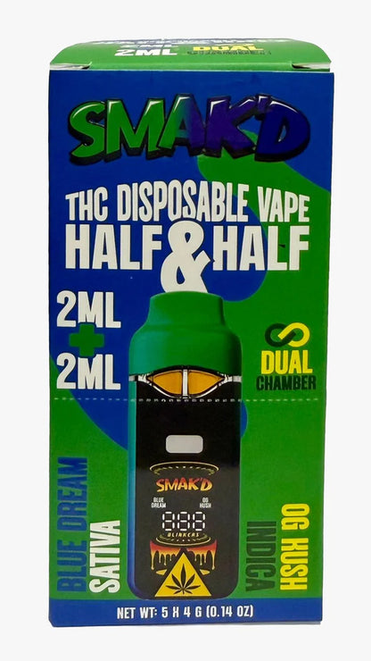 Smak'd Dual Chamber THC Disposable Vape 4G