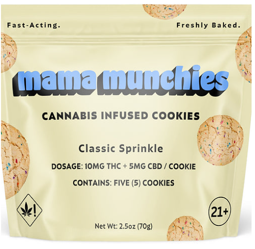 Mama Munchies Cannabis-Infused Classic Chocolate Chip Cookies