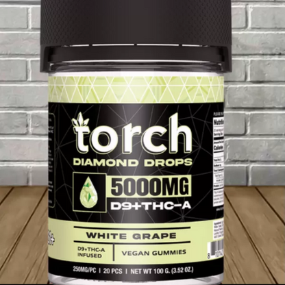 Torch D9 + THCa Diamond Drops | 5000mg High-Potency Gummies