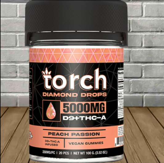 Torch D9 + THCa Diamond Drops | 5000mg High-Potency Gummies