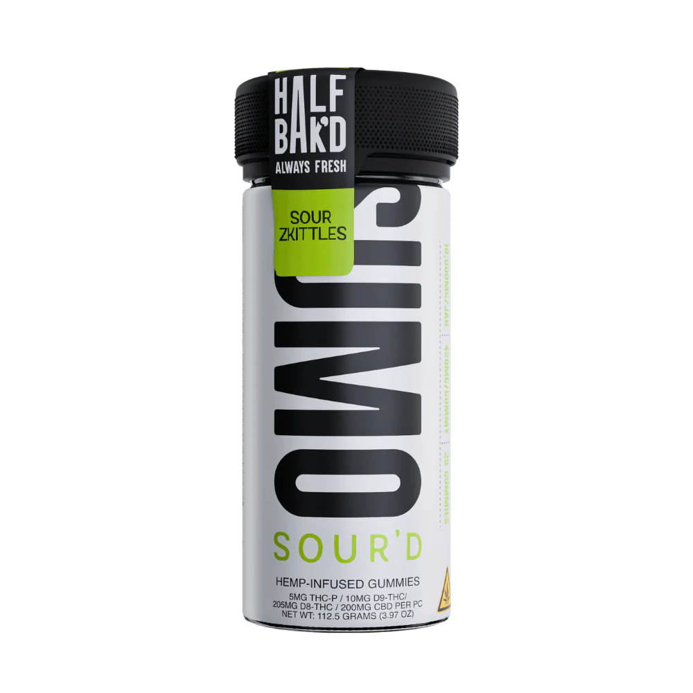 Half Bak'D Sumo SOUR'D THC-P + Delta-8 Gummies 10000MG (25ct)