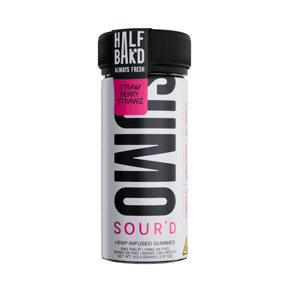 Half Bak'D Sumo SOUR'D THC-P + Delta-8 Gummies 10000MG (25ct)