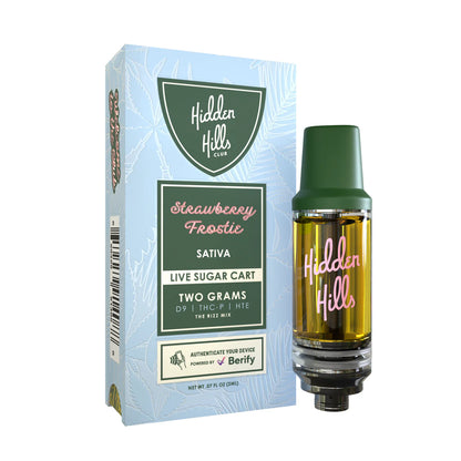 Hidden Hills Live Sugar THC cartridge 2G