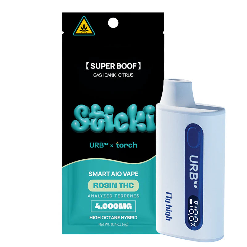 Urb x Torch x Sticki Rosin THC Smart AIO Vape 4G