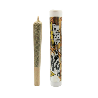 Black Bunker Hash Hole THC Pre Rolls 2G (1Ct)