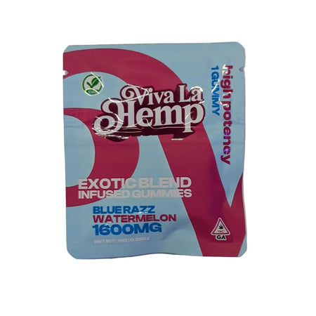 Viva La Hemp High Potency Exotic Blend Gummies 1600MG (1ct)