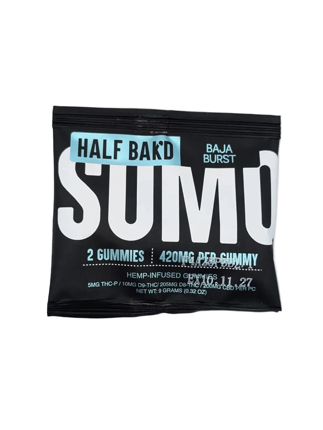 Half Bak'D Sumo THC-A, THC-P & Delta-8 Gummies 420MG (2ct)