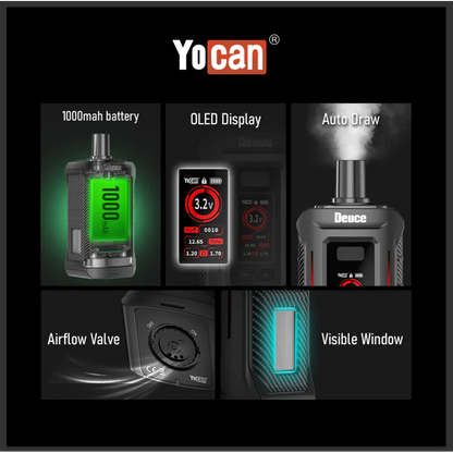 Yocan Deuce Dual 510 Cartridge Vape Battery