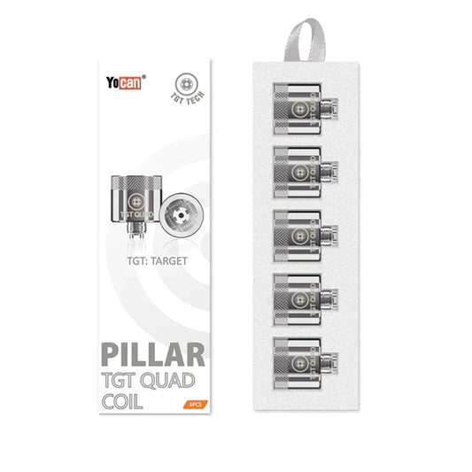 Yocan Pillar Replacement TGT Quad Coils - 5 Pack