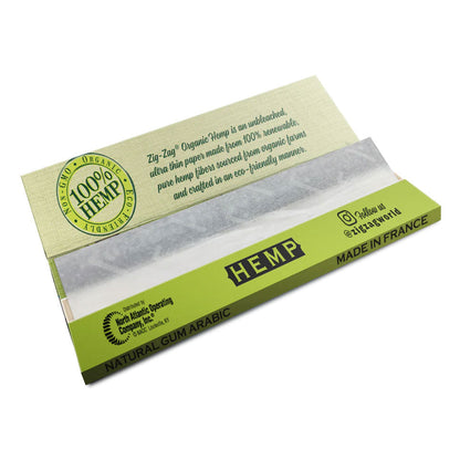 Zig Zag Organic Hemp Rolling Papers King Size Slim