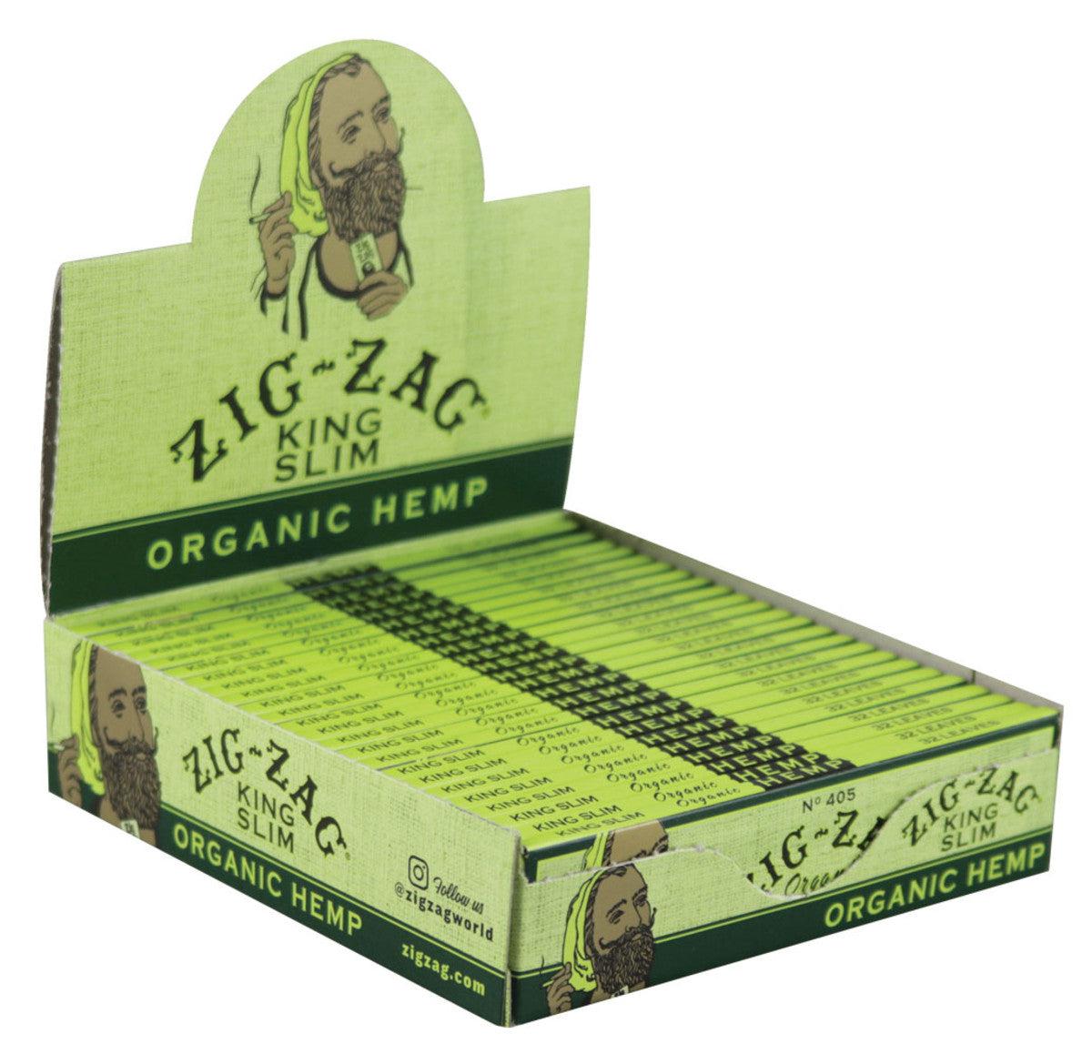 Zig Zag King Slim Organic Hemp Rolling Papers