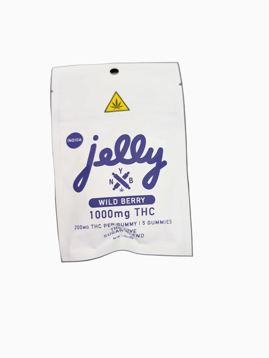 Jelly Delta 8 THC Live Sugar Blend Gummies 1000MG (5ct)