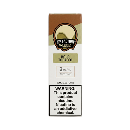 Air Factory E-Liquid 3mg/ml - Bold Tobacco