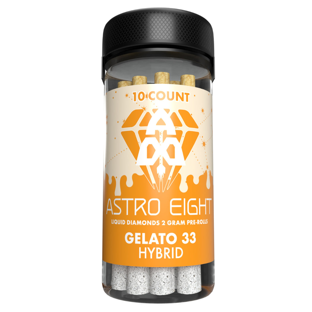 Astro 8 THCa Liquid Diamonds Pre Rolls 2G (10ct)