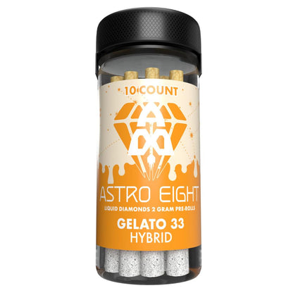 Astro 8 THCa Liquid Diamonds Pre Rolls 2G (10ct) | Prerolls | HQD Tech USA