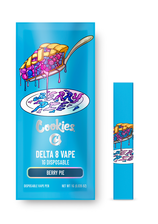 Berry Pie | Delta 8 1g Disposable Vape Pen w/ Live Terpenes - hqdtechusa