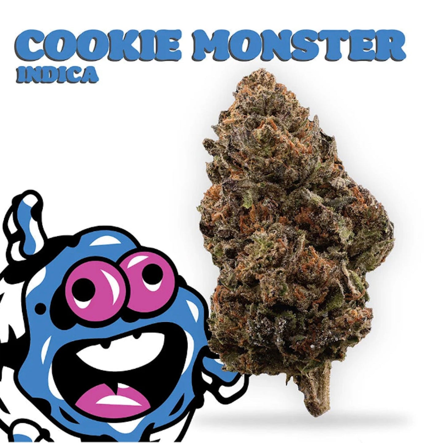 Big High Premium Cookie Monster THC-A Flower - 3.5g - hqdtechusa