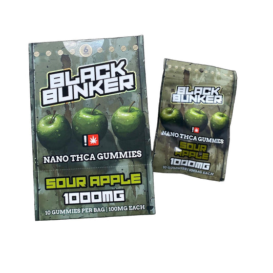 Black Bunker Nano THC-A Gummies - 1000mg