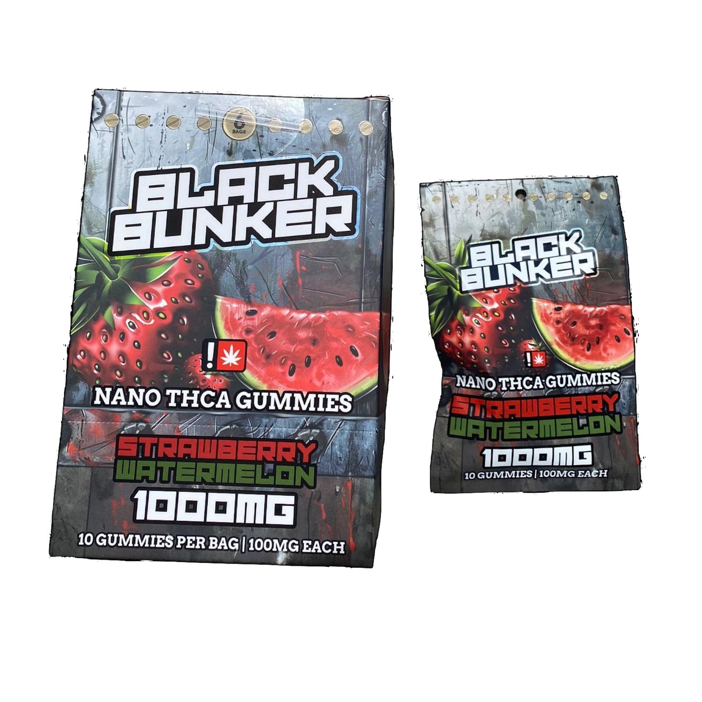 Black Bunker Nano THC-A Gummies - 1000mg