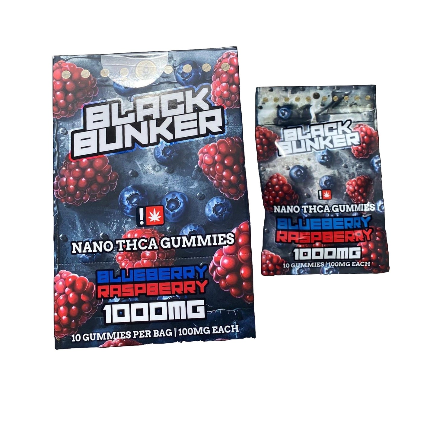 Black Bunker Nano THC-A Gummies - 1000mg