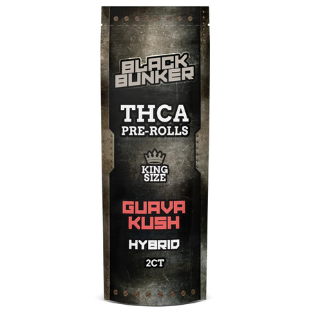 Black Bunker King Size THC Pre Rolls (2ct)