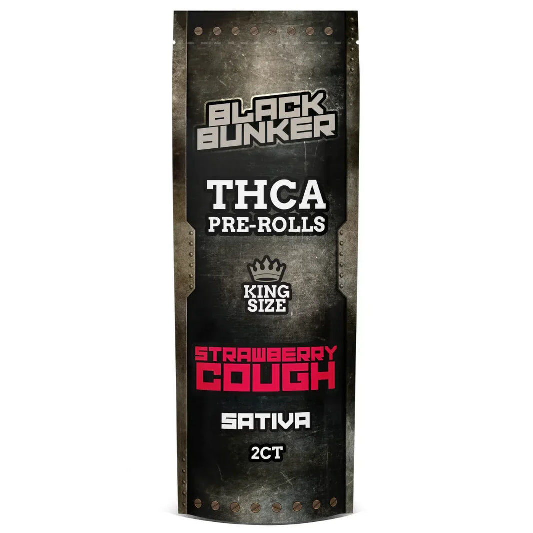 Black Bunker King Size THC Pre Rolls (2ct)