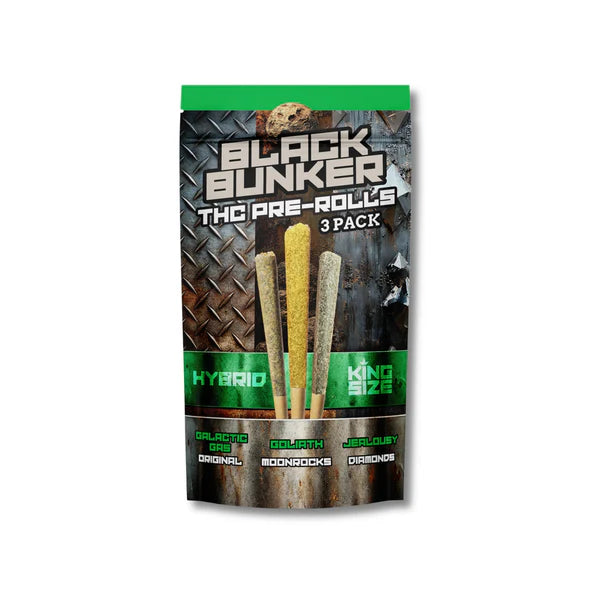 Black Bunker THC Party Pack Pre Rolls (3ct)