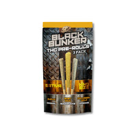 Black Bunker THC Party Pack Pre Rolls (3ct)