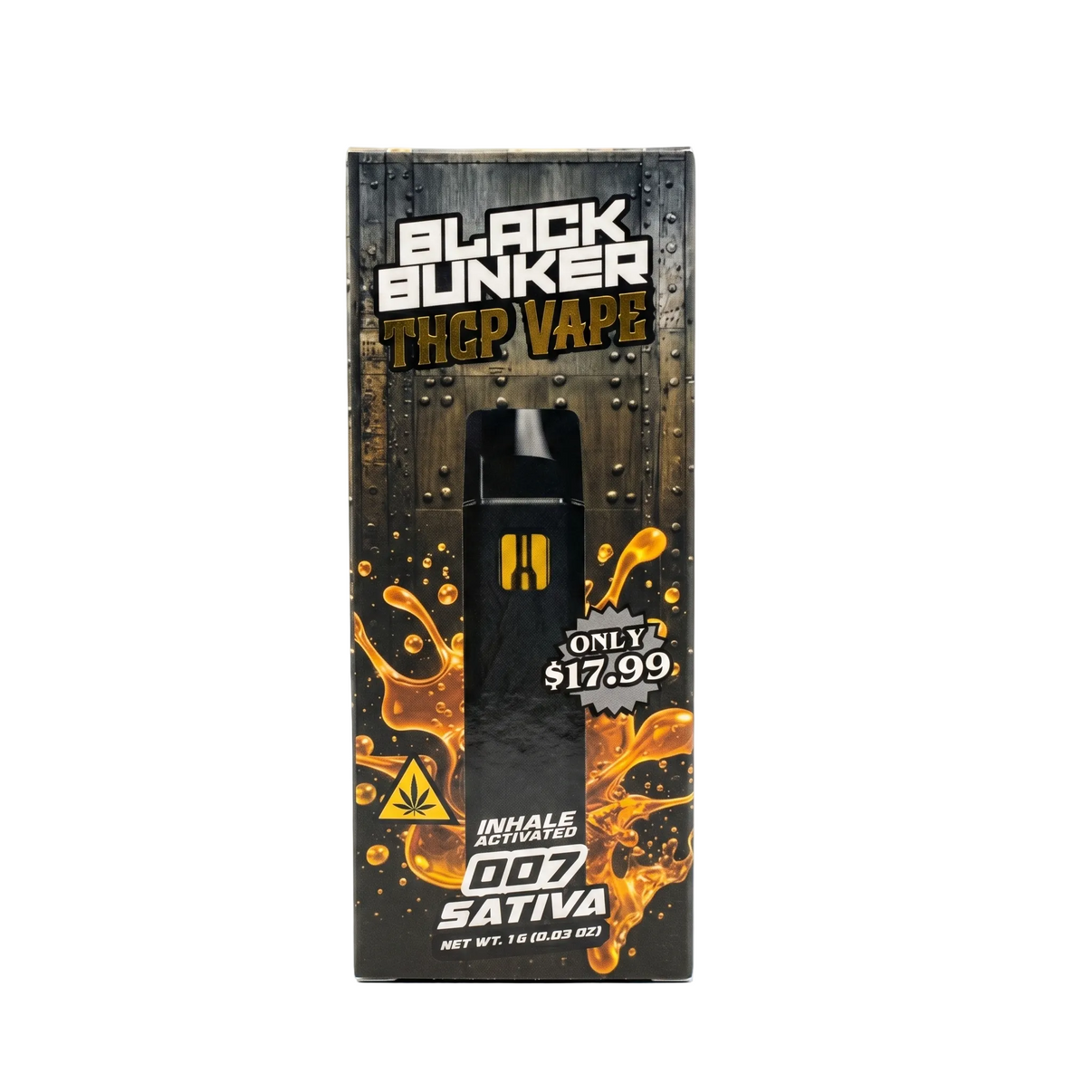 Black Bunker THCP Vape 1000mg - 007