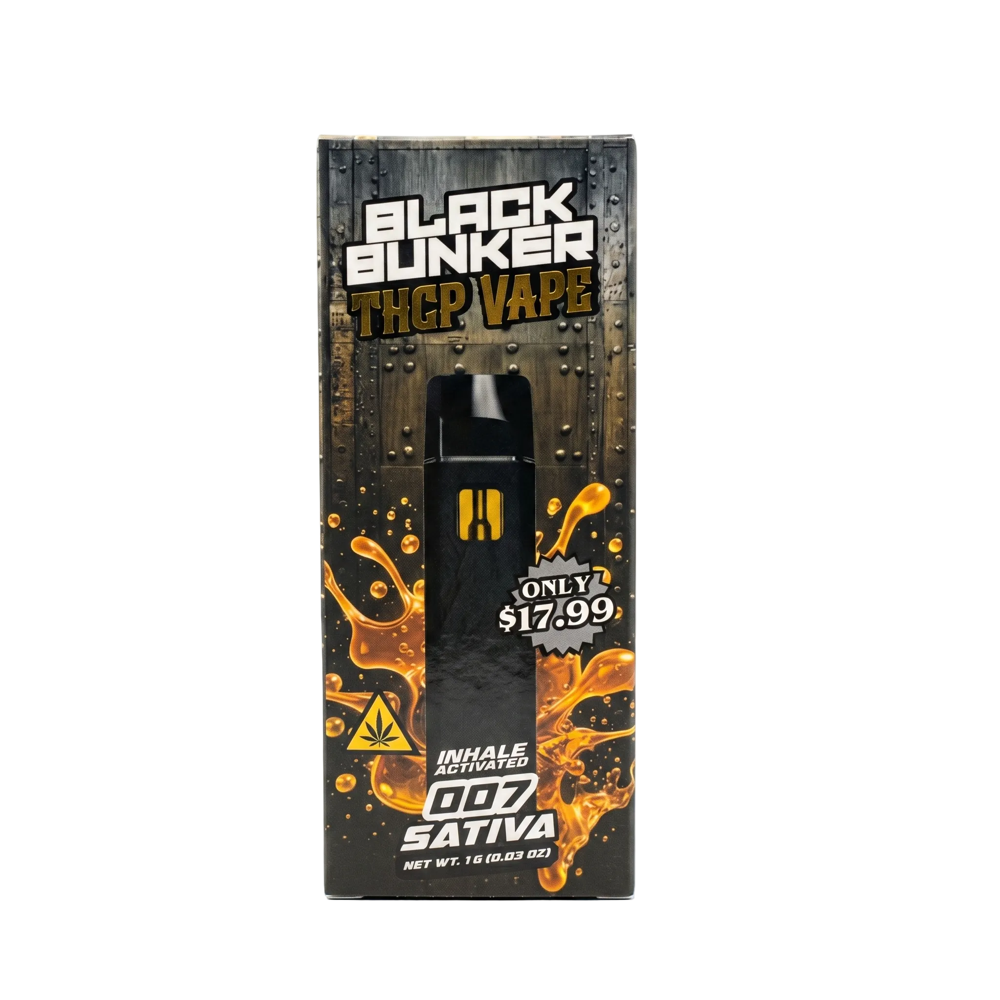 Black Bunker THCP Vape 1000mg - 007