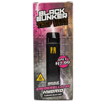Black Bunker THCP Vape 1000mg - Cinderella 99
