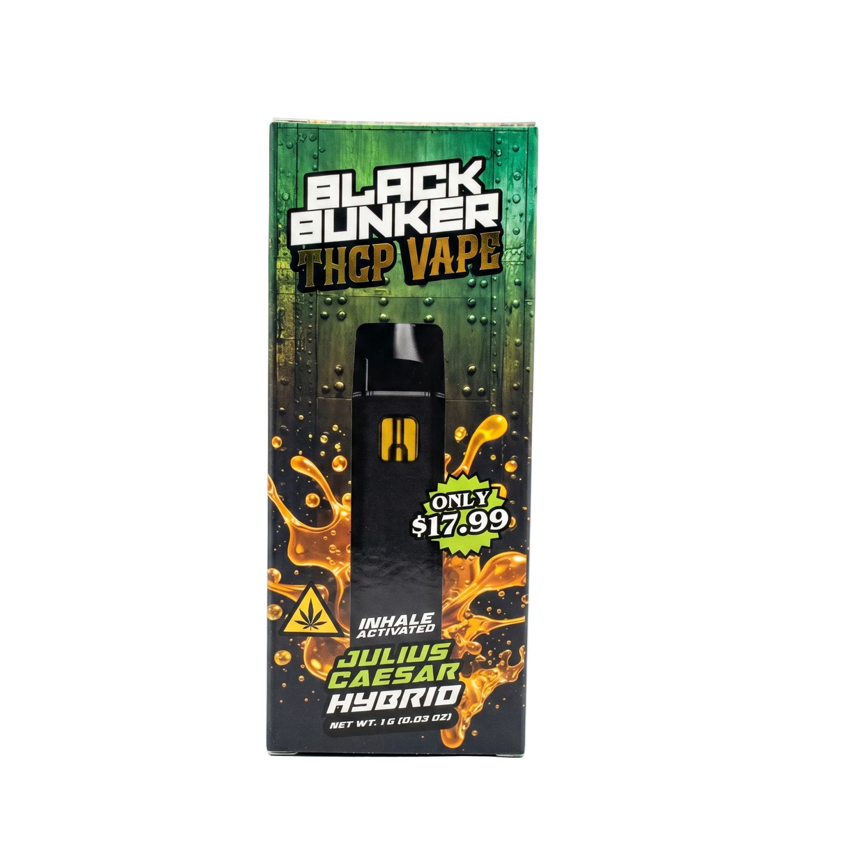 Black Bunker THCP Vape 1000mg - Julius Caesar