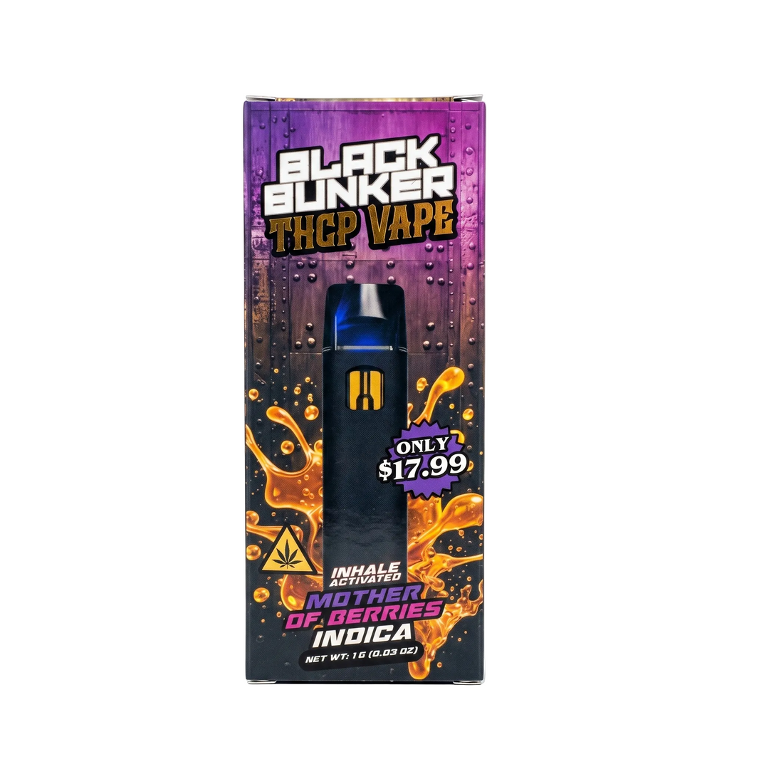 Black Bunker THCP Vape 1000mg - Mother of Berries