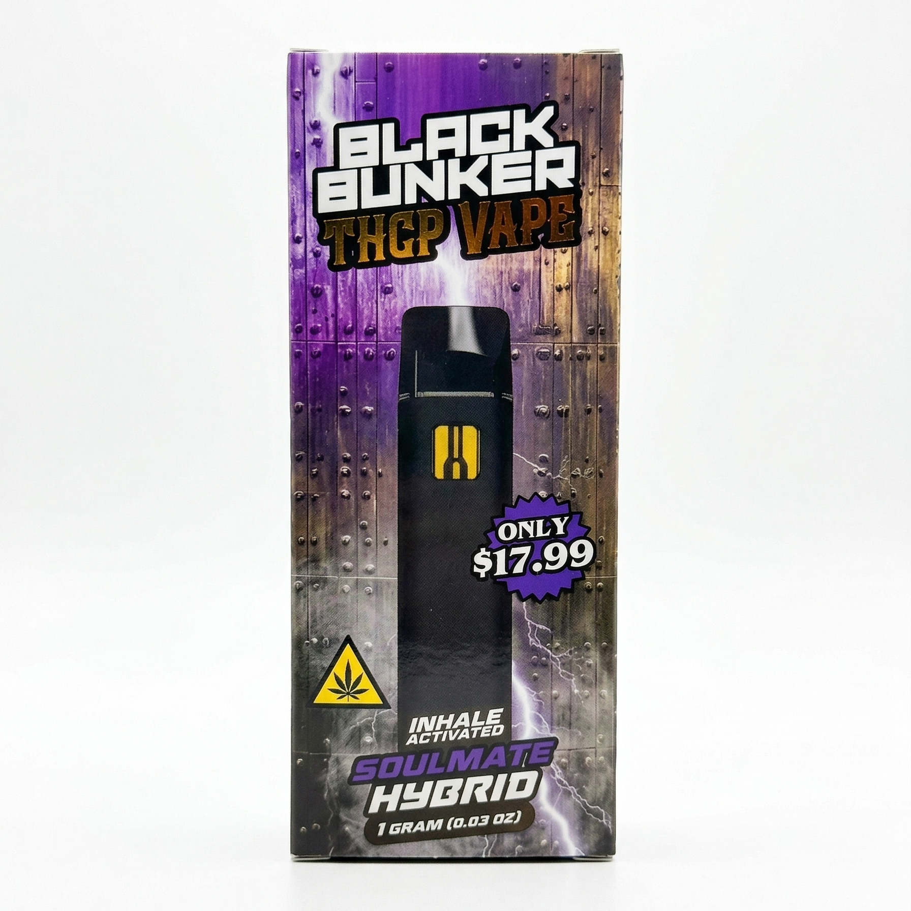 Black Bunker THCP Vape 1000mg - Soulmate