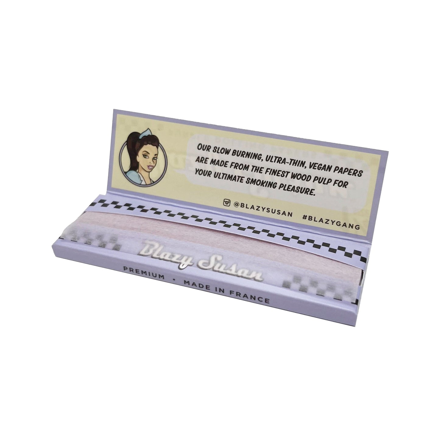 Blazy Susan Purple Rolling Papers - 2 Pack