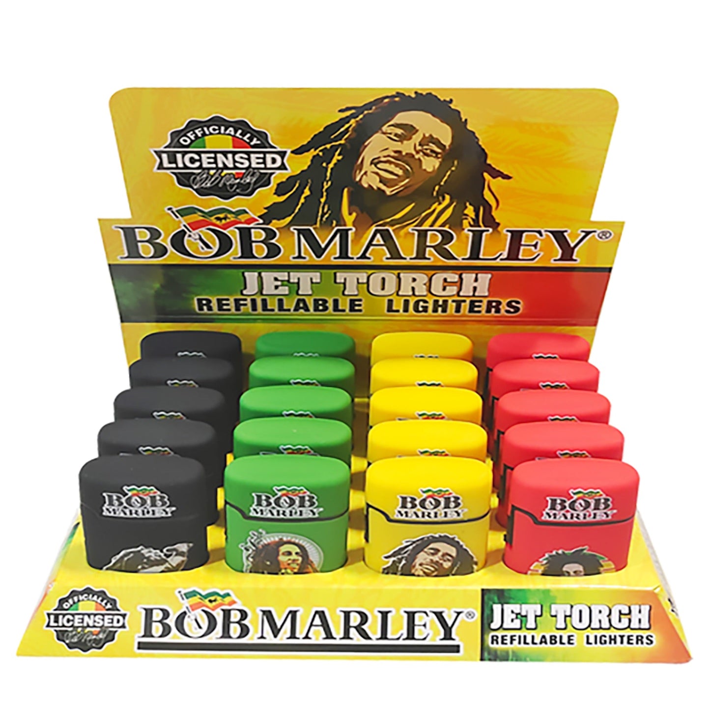 Bob Marley Flip Top Torch Lighter