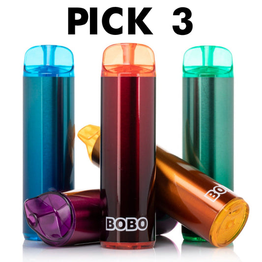 BOBO 5% Vape 6k Puffs Pick 3 - hqdtechusa