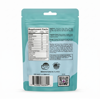 Boner Bears Male Enhancement Gummies (6 Ct) - Supplement Facts