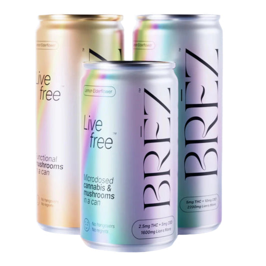 Brez Mushroom Infused Sparkling Beverage - hqdtechusa