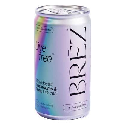 Brez Mushroom Infused Sparkling Beverage - hqdtechusa