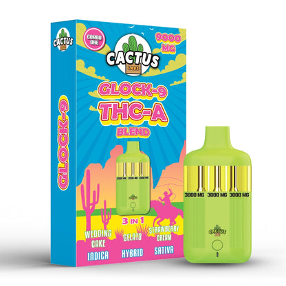 Cactus Labs Glock-9 THC-A Blend Vaporizer - 9000mg