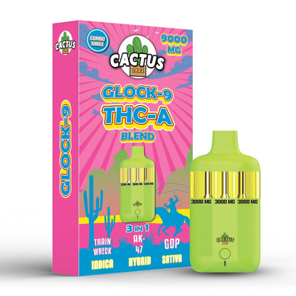 Cactus Labs Glock-9 THC-A Blend Vaporizer - 9000mg